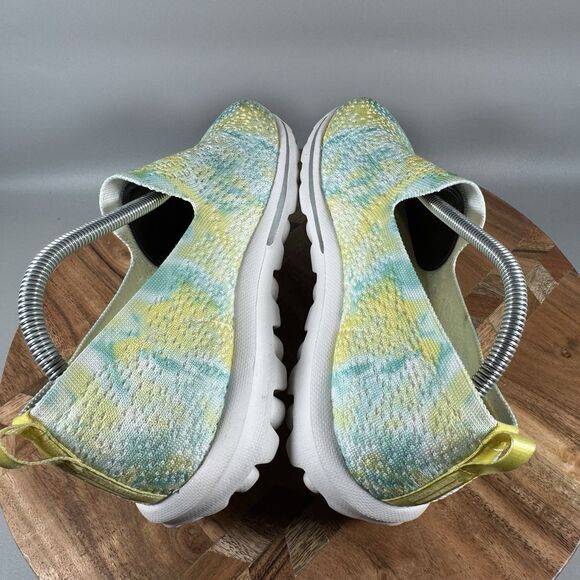 Skechers Go Walk Classic-Groovy Talk Sneakers Women's 6.5 Yellow Blue Slip On - Picture 5 of 8